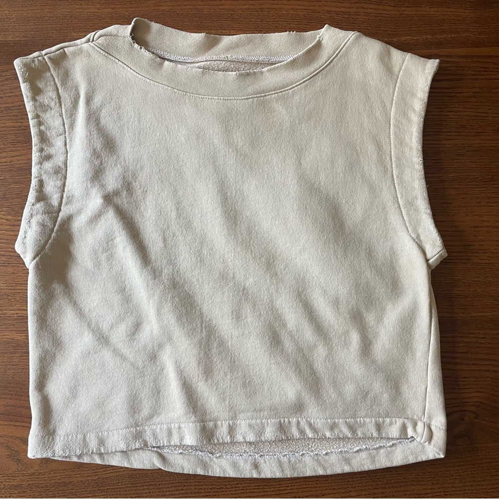 Rachel Comey structural sleeveless sweatshirt top - S
